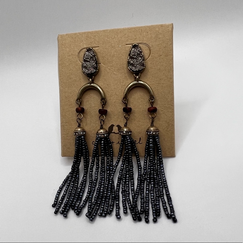 Sequined Drop Earrings